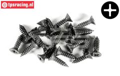 FG6712/19 Parker-Kruiskop verzonken Ø4,2-L19 mm, 20 St.