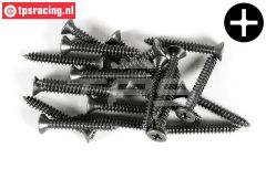 FG6712/25 Parker-Kruiskop verzonken Ø4,2-L25 mm, 20 St.