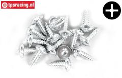 FG6715/09 Kruis flens bol kop Ø2,9-L9,5 mm, 15 St.