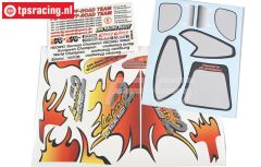 FG67166 Stickers Leopard 2WD RTR, Set