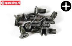FG6718/08 Kruiskop verzonken M4-L8 mm, 10 St.