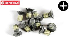 FG6718/09 Kruiskop verzonken M4-L9 mm Loctite, 10 St.