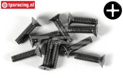 FG6718/16 Kruiskop verzonken M4-L16 mm, 10 St.