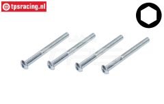 FG6724/30 Inbus Bolkop M3-L30 mm, 4 st.