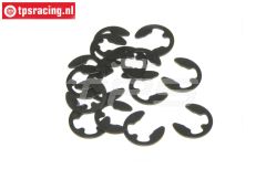 TPS6732/05 E-Clips zwart Ø5 mm, 15 St.