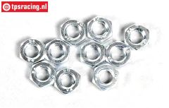 FG6739/06 Stalen platte moer M6R, 10 St.