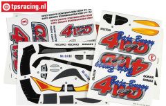 FG68155 Stickers FG Baja Buggy 4WD, Set