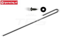 FG7117/01 Uitlaat bevestiging beugel L130-Ø2 mm, 1 st.