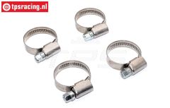FG7119 Stalen Slangen klem Ø16-27 mm, 4 st.