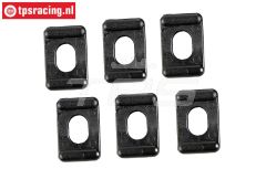 FG7155/01 Kap geleider kap steun, 6 st.