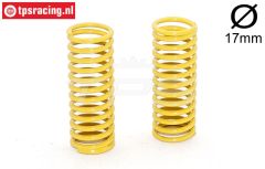 FG7182 Schokdemper veer Geel Ø17-Ø2,3-L58, 2 St.