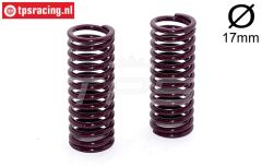 FG7185 Schokdemper veer Paars Ø17-Ø2,6-L58, 2 St.