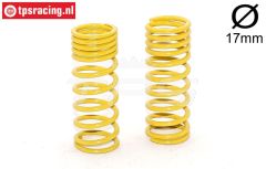 FG7193 Progr. Schokdemper veer Geel Ø17-Ø2,3-L58, 2 St.