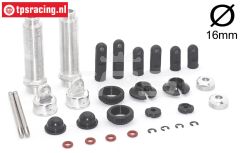 FG7204 Tuning Schokdemper Ø16-L140 mm, Set