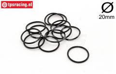 FG7206/04 Schokdemper stelring O-ring Ø20 mm, 12 st.