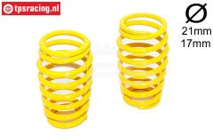 FG7289 Schokdemper veer geel Ø2,8-57, 2 st.