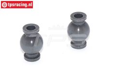 FG7475/05 Alu-Silicium Gewricht kogel Ø4/Ø10-H15, 2 St.