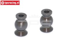 FG7475/06 Alu-Silicium Gewricht kogel Ø4/Ø10-H15, 2 St.