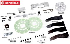 FG8447 Centrale Dubbele schijfrem, Set