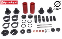 FG8522 Schokdemper '94 Rood Ø20-L125 mm, Set