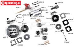 FG8605 Alu-Differentieel 2WD FG Powerlock, Set.