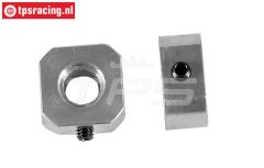 FG8610/03 Alu-wiel meenemer, L9,5 mm, Set