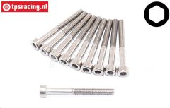 TPSM330 Inbus normale kop RVS M3-L30 mm, 10 St.