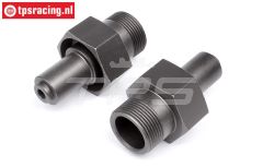 HPI102156 Wiel as voor Gun-Metal, 2 st.