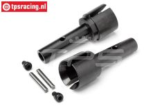 HPI104967 SHD Stalen wiel as, 2 st.