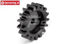 HPI106606 HD Stalen tandwiel smal 17T, 1 st.