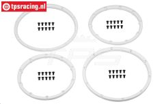 HPI110545 Beadlock Wit Ø120 mm, 4 st.