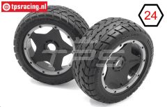 HPI4742 HPI Tarmac Buster M op velg Ø170-B60 mm, 2 st.