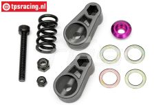 HPI85466 Servo saver, Paars, Set