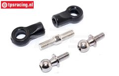 TPS85467 HPI Baja Stuur inrichting kogel/houder, Set