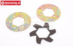 TPS87424/02 Tuning Remschijf HPI-Rovan, Set