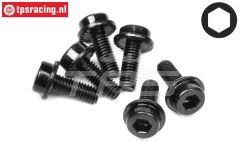 HPI94453 Inbus flenskop M3-L8 mm, 6 St.