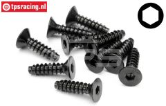 TPS94631 Inbus parker verzonken kop Ø4-L15 mm, 10 St.