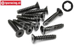 HPI94633 Inbus parker verzonken kop Ø4-L20 mm, 10 St.