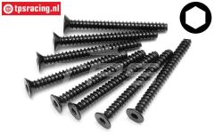 HPI94641 Inbus parker verzonken kop Ø4-L40 mm, 8 St.