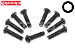 TPS94909 Inbus bolkop M6-L25 mm, 10 St.
