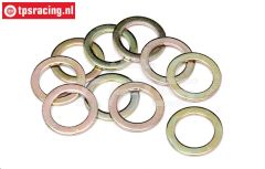 HPI96710 Stalen Ring Ø8-Ø12-H0,8 mm, 10 St.