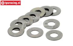 HPIZ224 Pas ring Ø3-Ø8-H1 mm, 10 St.