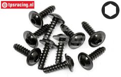 HPIZ562 Inbus flens-parker Ø2,6-L10 mm, 10 St.