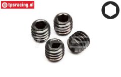 HPIZ721 Inbus koploos M4-L4 mm, 4 St.
