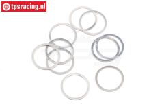 HPIZ892 Pas ring Ø10-Ø12-H0,2 mm, 10 st.