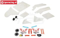 LOS250018 LOSI DBXL-DBXL-E Kap Transparant, Set