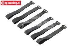 LOS251048 LOSI DBXL-E Accu klittenband, 6 st,