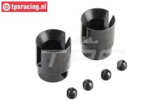 LOS252054 LOSI MTXL Aandrijf cup voor/achter, 2 st