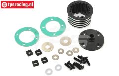 LOS252066 Alu-Differentieel huis DBXL-MTXL, Set