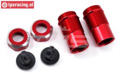 LOS253004 Schokdemper huis rood DBXL-MTXL, 2 st.